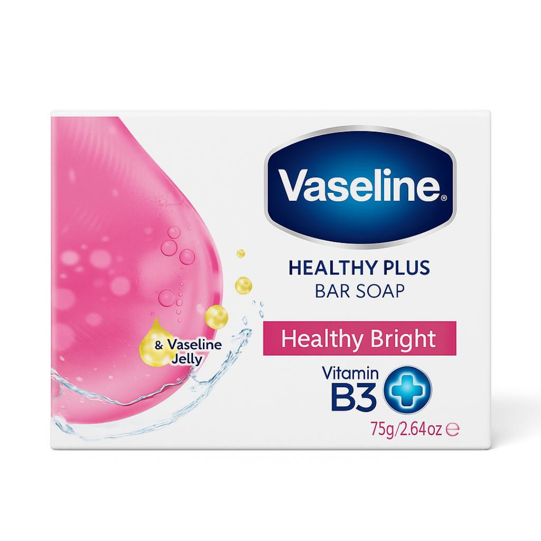 Vaseline Soap Bar Healthy Bright 75gr - Sabun Batang Vaseline