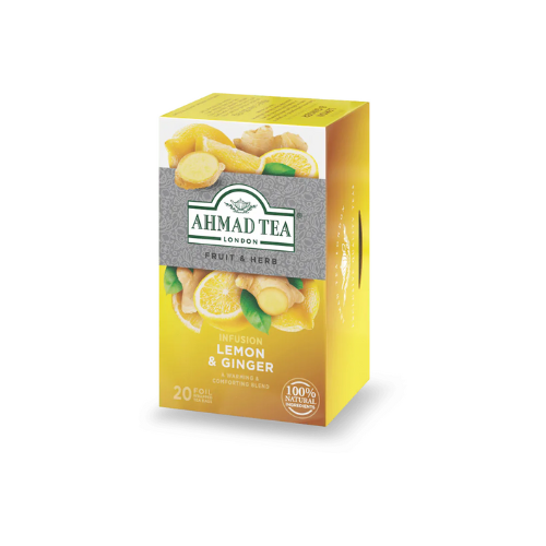 

Ahmad Tea Lemon & Ginger Infusion 20s @ 2gr