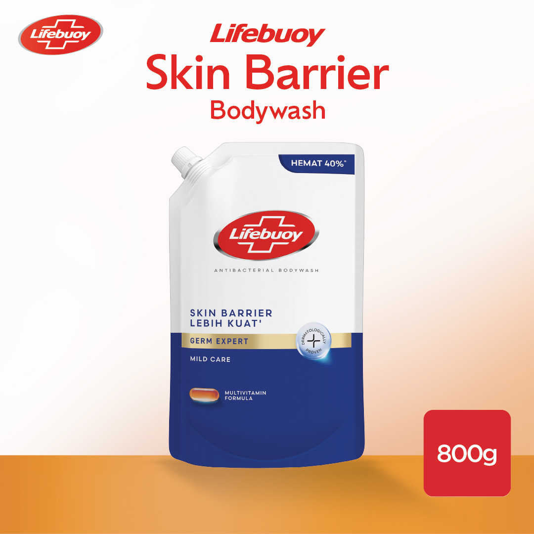 Lifebuoy Sabun Mandi Cair Antibacterial Mild Care 800g