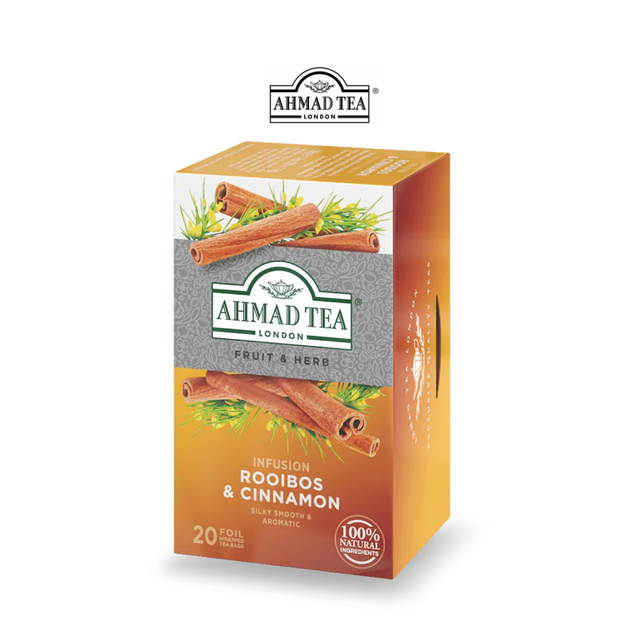 

Ahmad Tea Rooibos & Cinnamon Infusion 30gr (1.5gr x 20s)