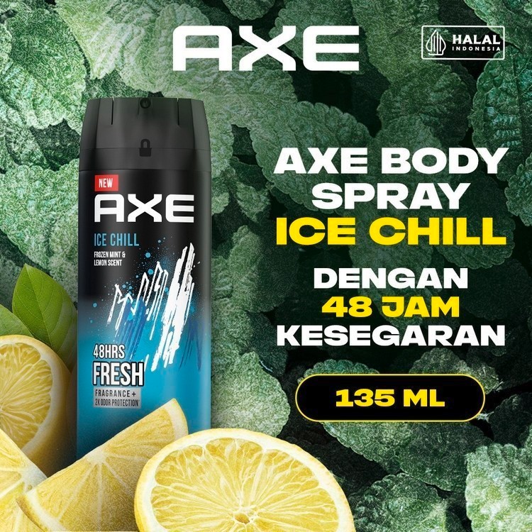 AXE MEN DEODORANT BODY SPRAY ICE CHILL 135ML
