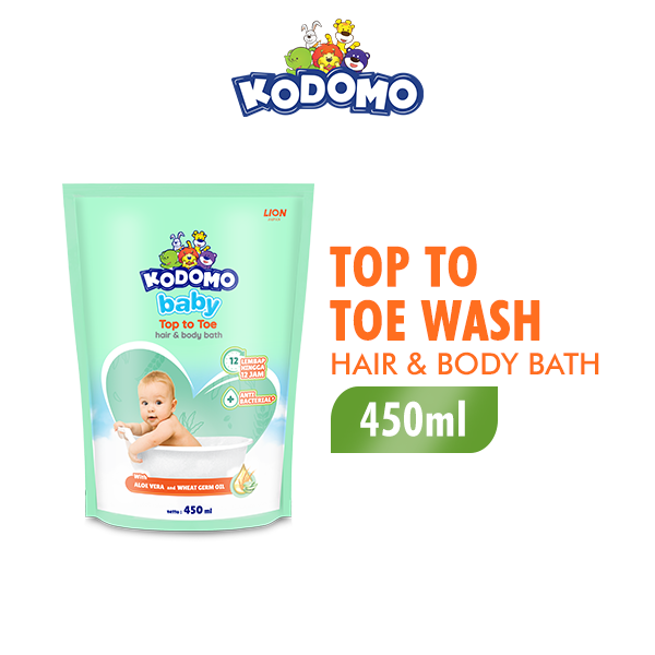 Kodomo Top To Toe Refill 450 ml