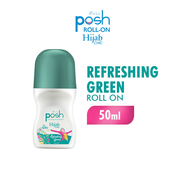 Posh Hijab Chic Roll On Deodoran Refreshing Green 50 ml