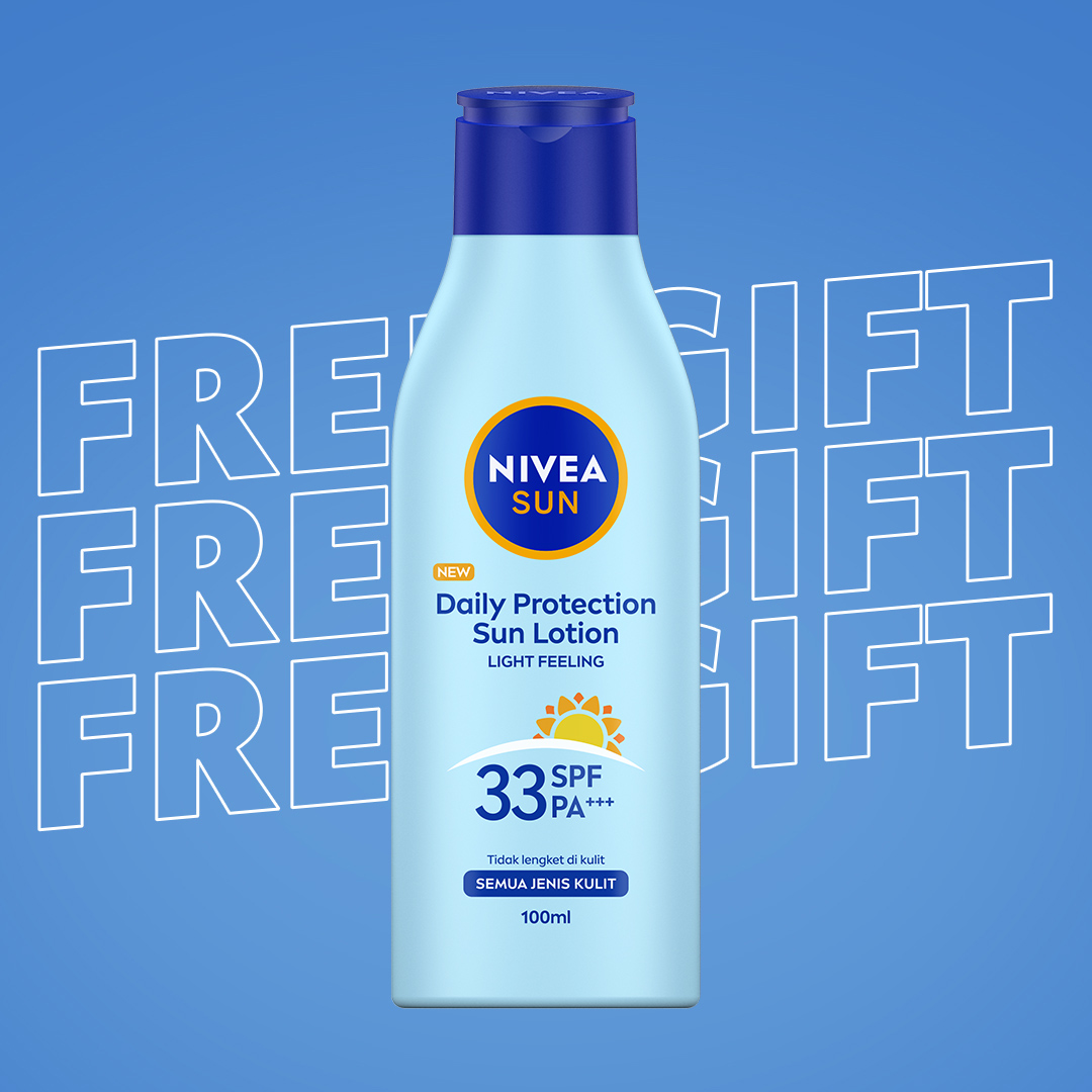 [Gift GWP]NIVEA Daily Protection Sun Lotion SPF33 100ml