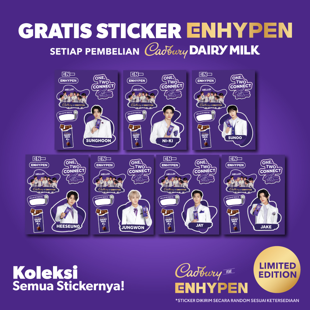 

[GIFT] Sticker Enhypen Limited Edition - Stock Terbatas