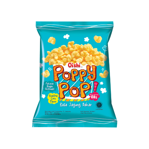 Oishi Poppy Pop Rasa Jagung Bakar 60 g