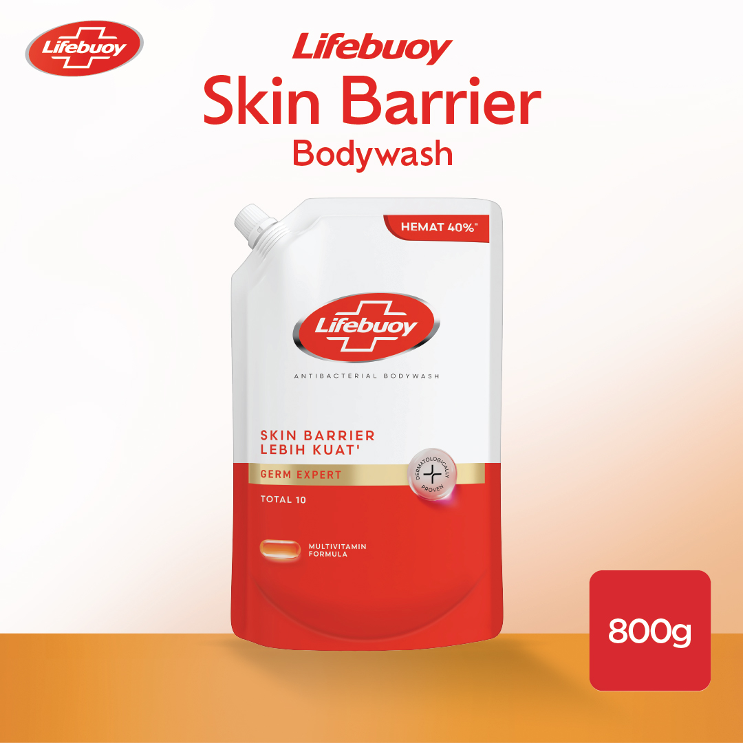 Lifebuoy Sabun Mandi Cair Antibacterial Total 10 800g