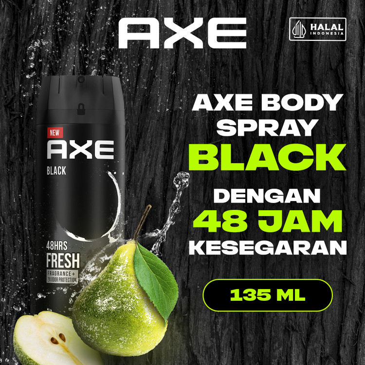 AXE MEN DEODORANT BODY SPRAY BLACK 135ML
