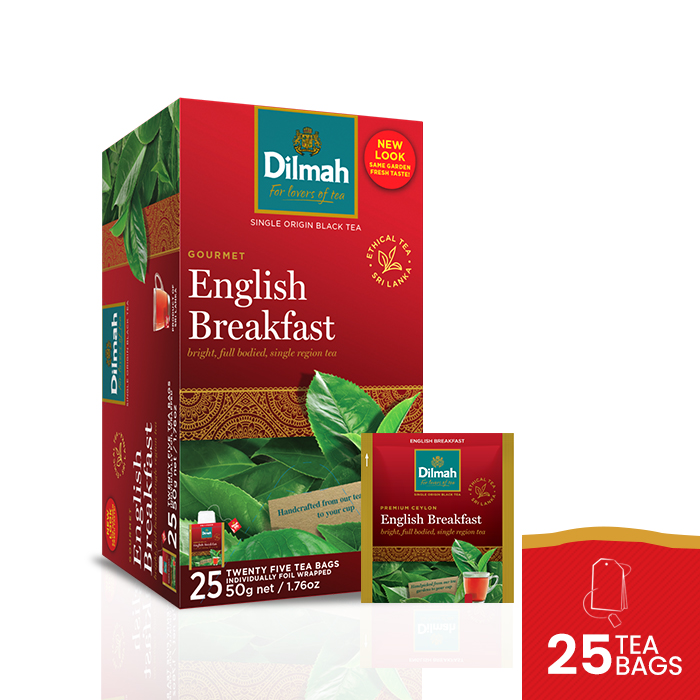 

Dilmah English Breakfast Tea [Foil Envelope 25s]