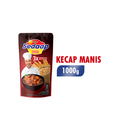 Sedaap Kecap Manis Kedelai Hitam 1000g - Gambar 2