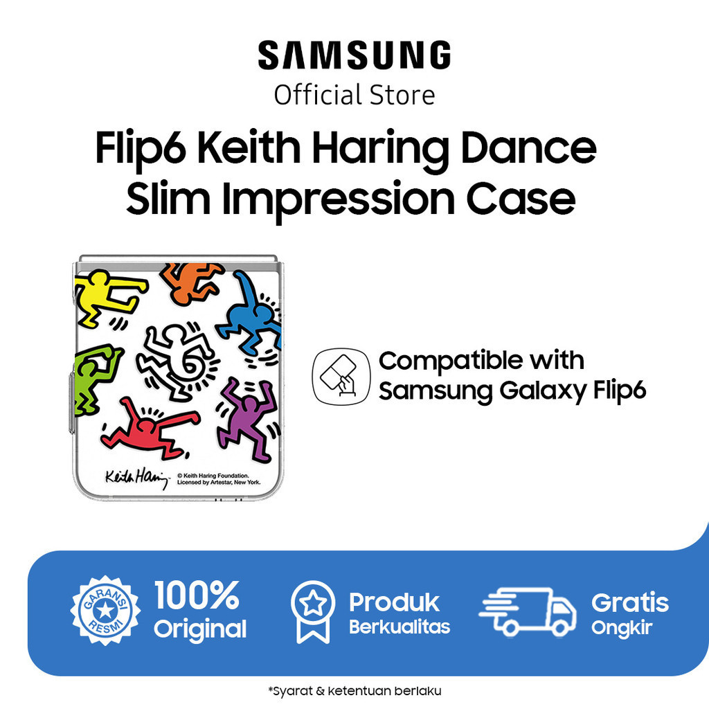 [Gift] Samsung Galaxy Z Flip6 Keith Haring Dance Slim Impression Case