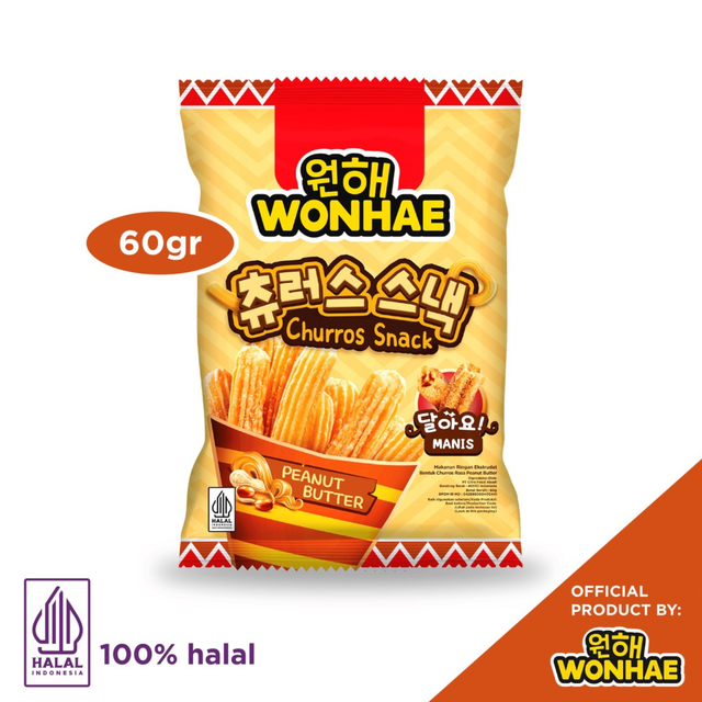 

Wonhae Churros Peanut Butter 60gr