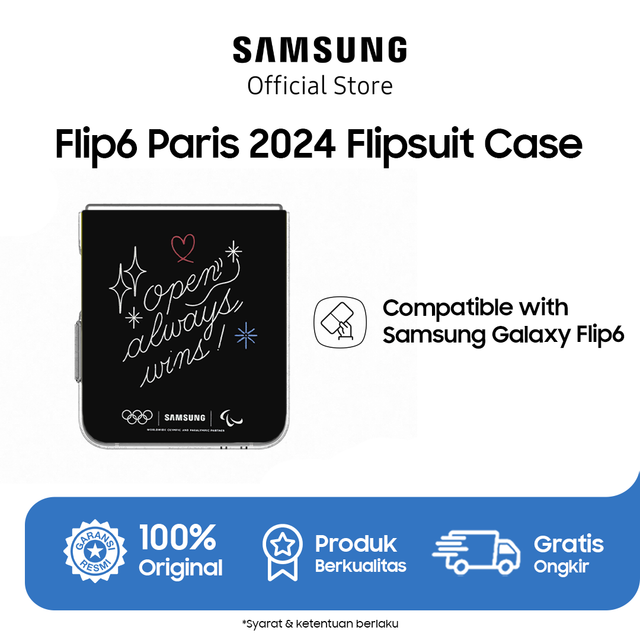 [Gift] Samsung Galaxy Z Flip6 Paris 2024 Flipsuit Case