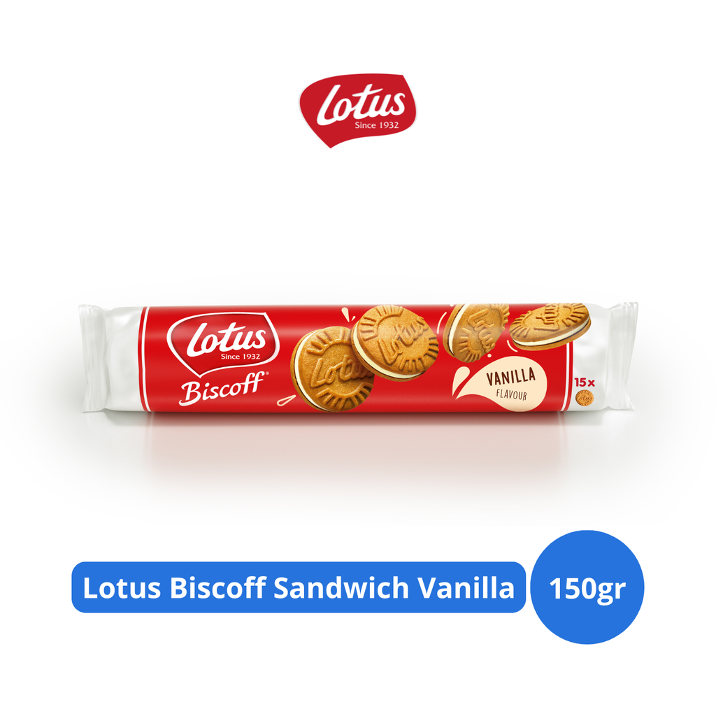 

Lotus Biscoff Sandwich Vanilla 150gr