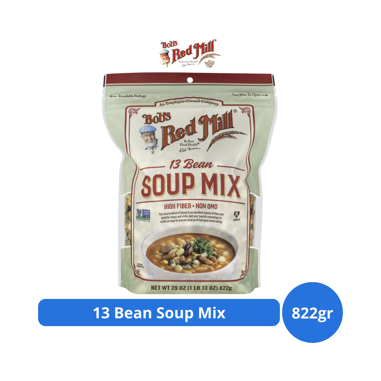 

Bob's Red Mill 13 Beans Soup Mix 822gr (29oz)