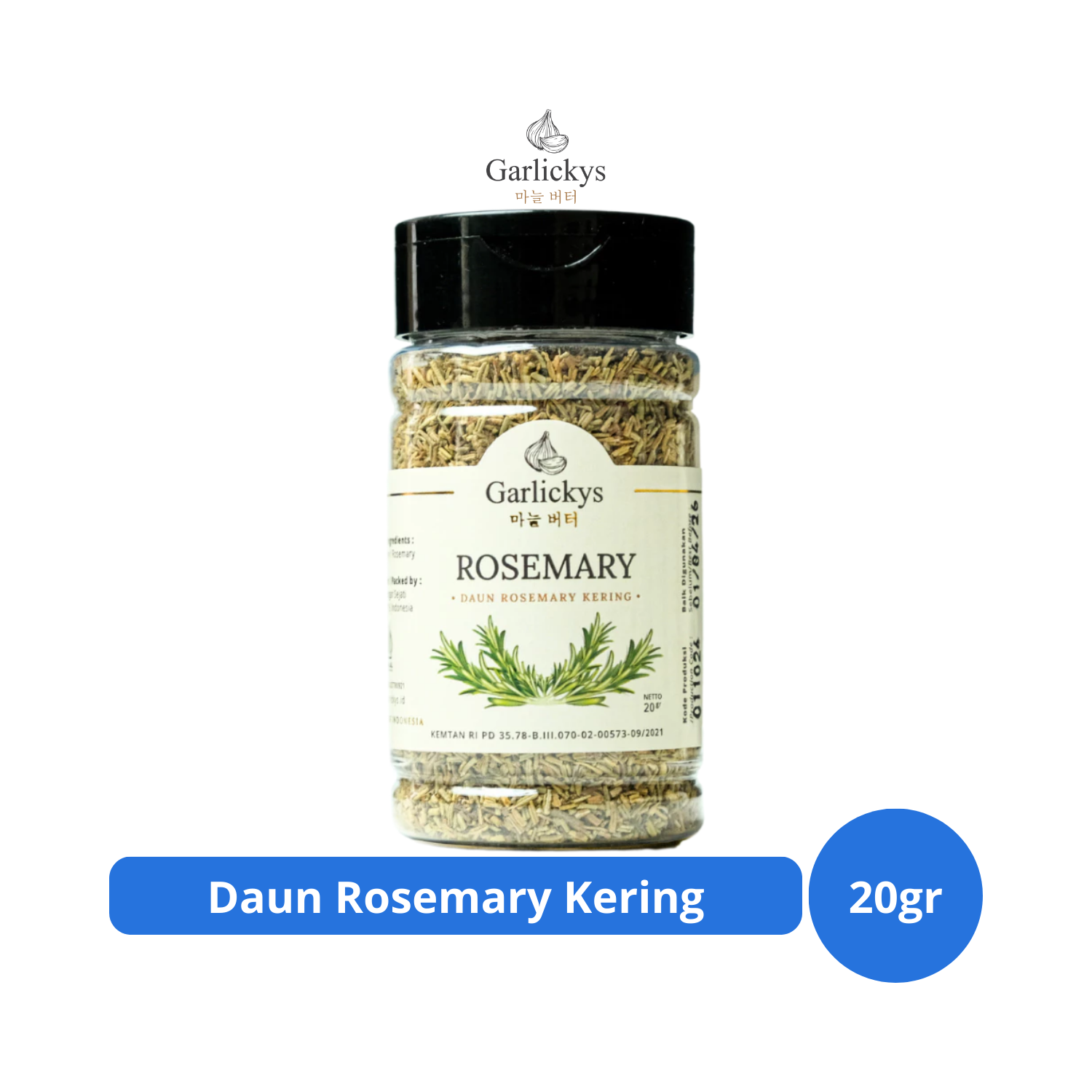 

GARLICKYS Daun Rosemary Kering Premium Quality 20gr