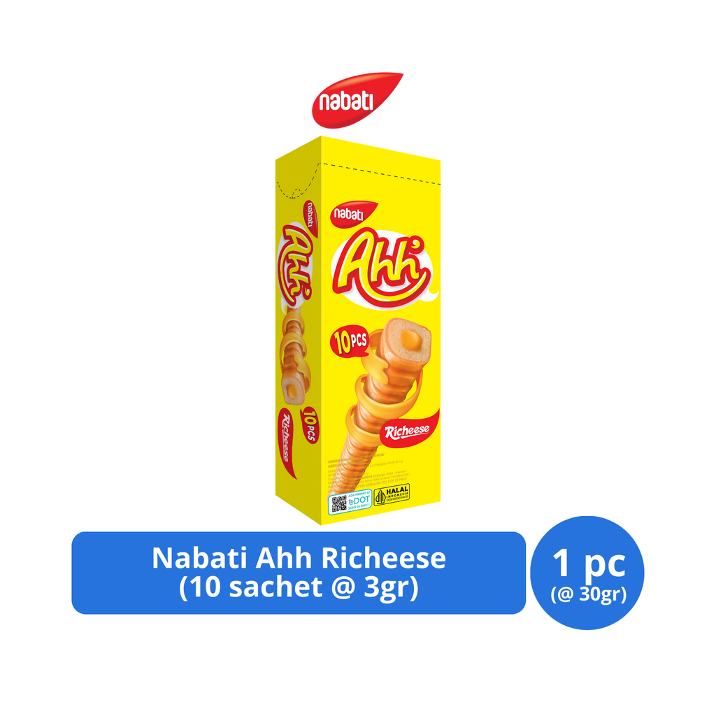 

Nabati Ahh Richeese 30gr (10s @ 3gr)