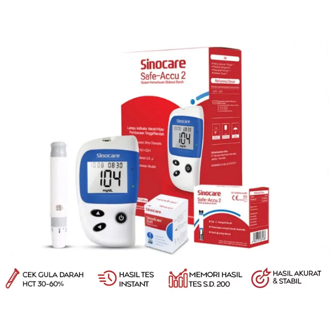 [GIFT] Pengukur Gula darah sinocare/omron