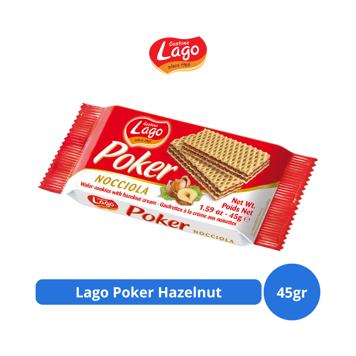 

Lago Poker Hazelnut 45gr