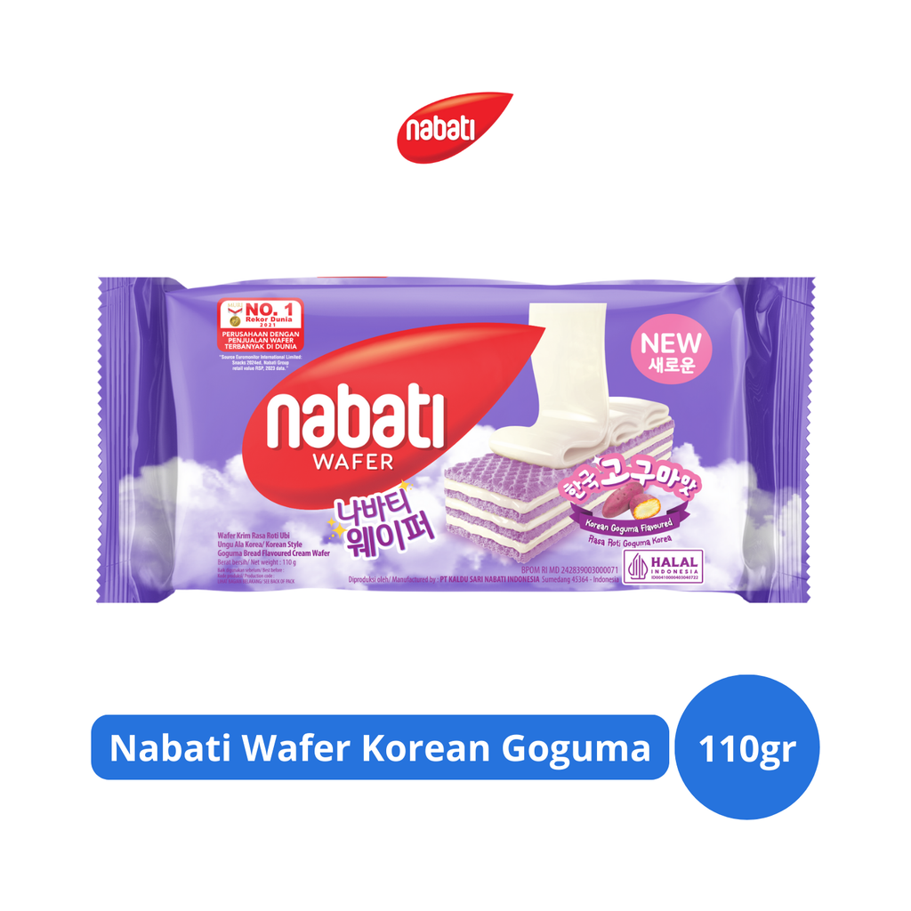 

Nabati Wafer Korean Goguma 110gr