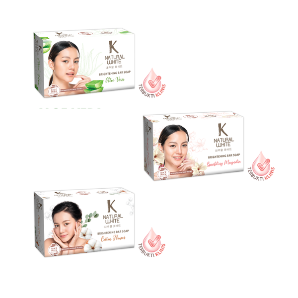 K Natural White Sabun Mandi Batang Magnolia 85 Gr X4 - Gambar 3