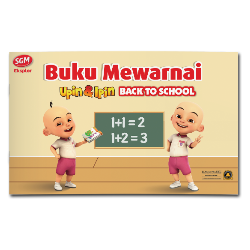 

[Gift] Coloring Set Upin & Ipin