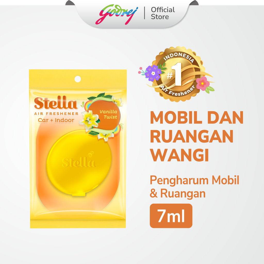 Stella Daily Freshness Indoor Vanilla 7ml - Pengharum Ruangan