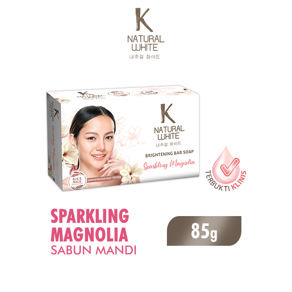 K Natural White Sabun Mandi Batang Magnolia 85 Gr X4 - Gambar 2