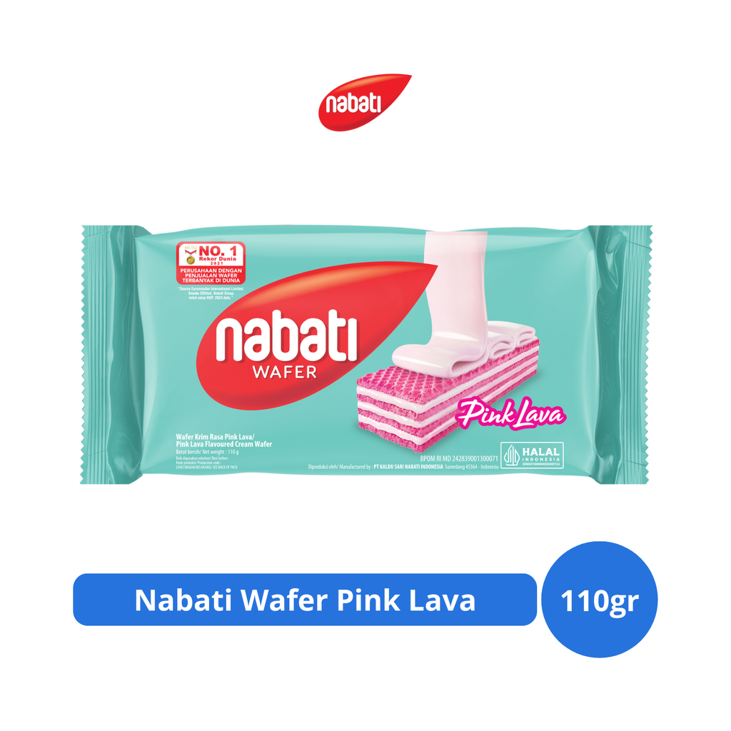 

Nabati Wafer Pink Lava 110gr