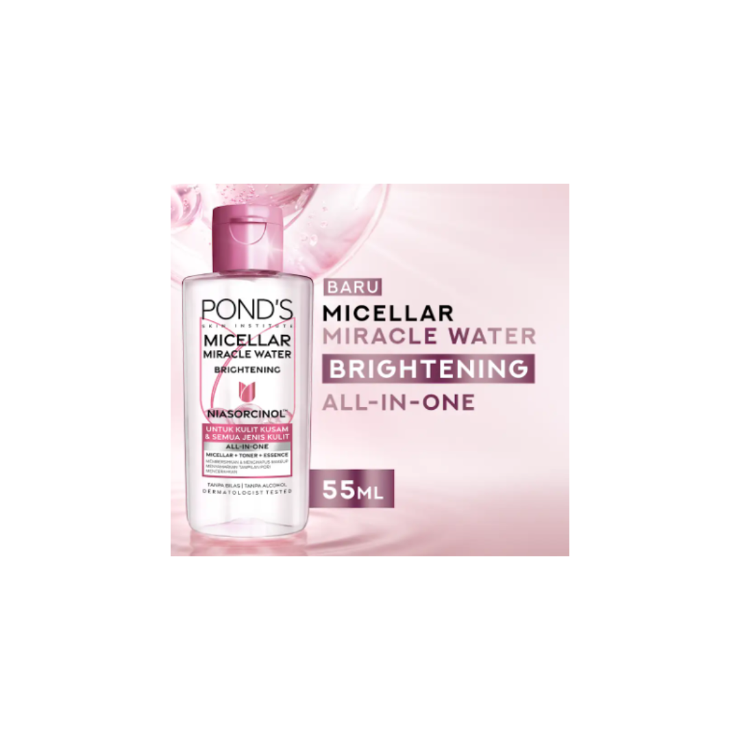 [GIFT] FREE GIFT - PONDS ROSE MICELLAR WATER 55ML - PONDS BRIGHT 50