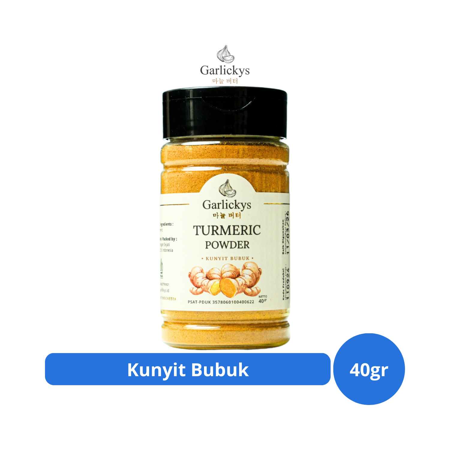 

GARLICKYS Kunyit Bubuk Premium Quality 40gr