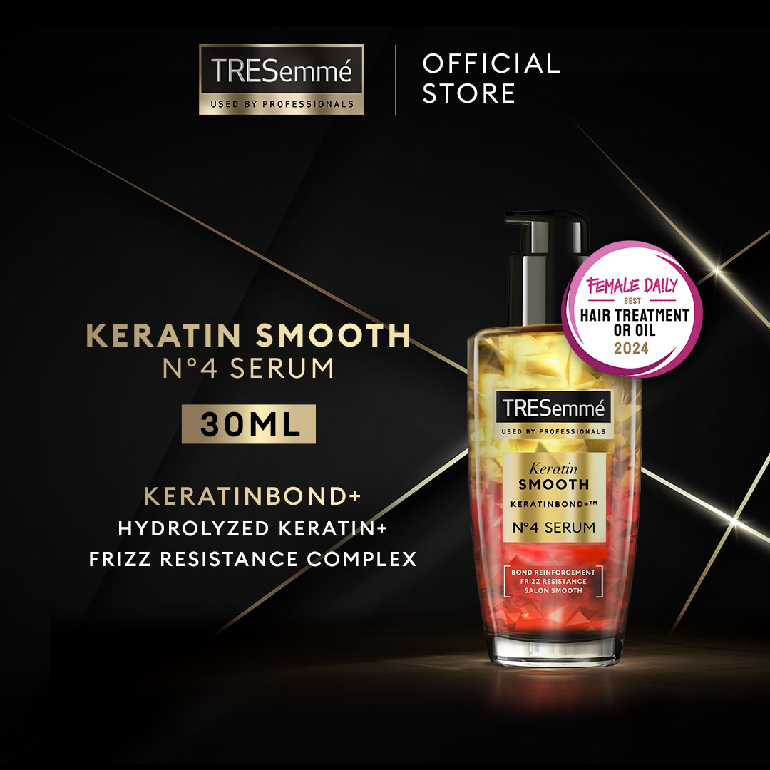 TRESemme Keratin Smooth Bond Building Hair Serum Hair Oil Perawatan Rambut Lembut ala Salon Mini Tra