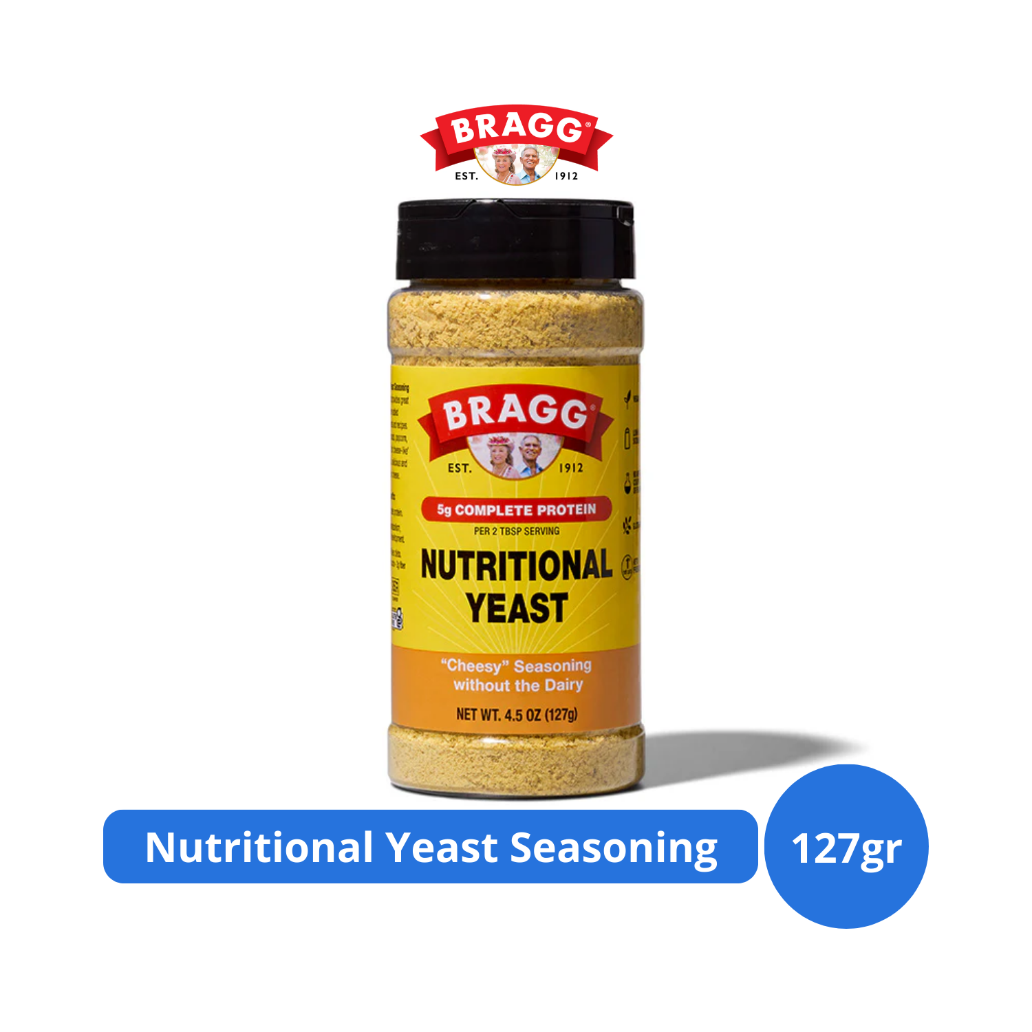 

Bragg Nutritional Yeast Seasoning 127gr (4,5oz)