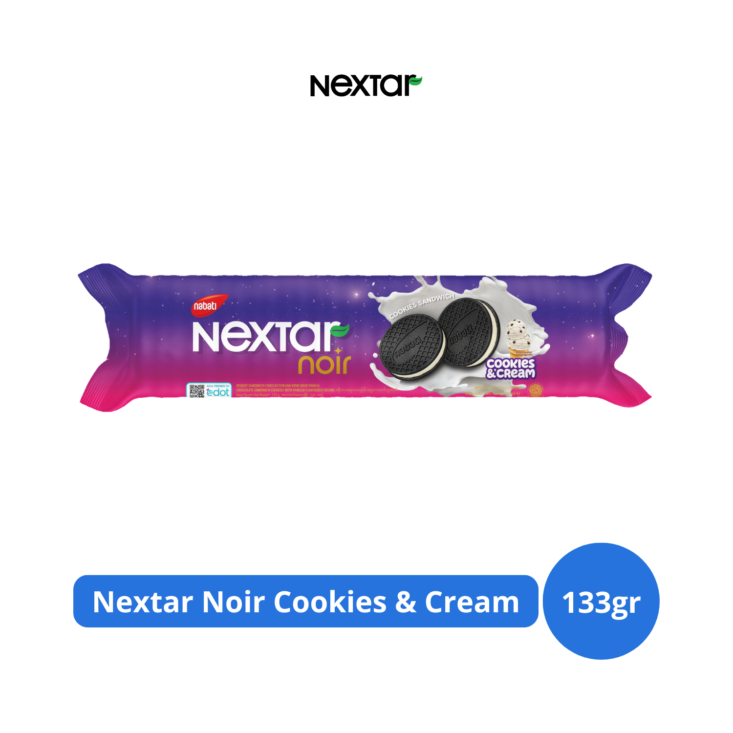 

Nextar Noir Cookies & Cream 133gr