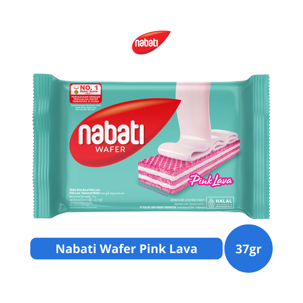 

Nabati Wafer Pink Lava 37gr