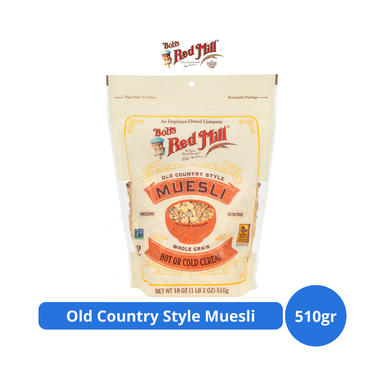 

Bob's Red Mill Old Country Style Muesli 510gr (18oz)