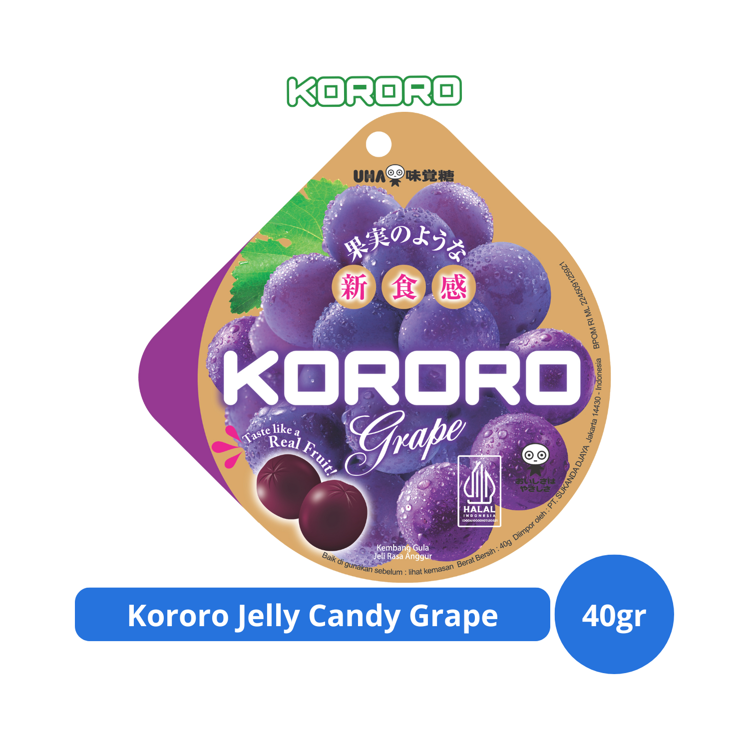 

Kororo Jelly Candy Grape 40gr