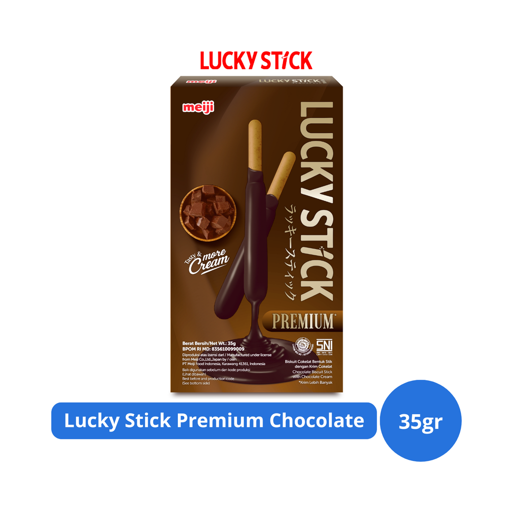 

Lucky Stick Premium Chocolate 35gr