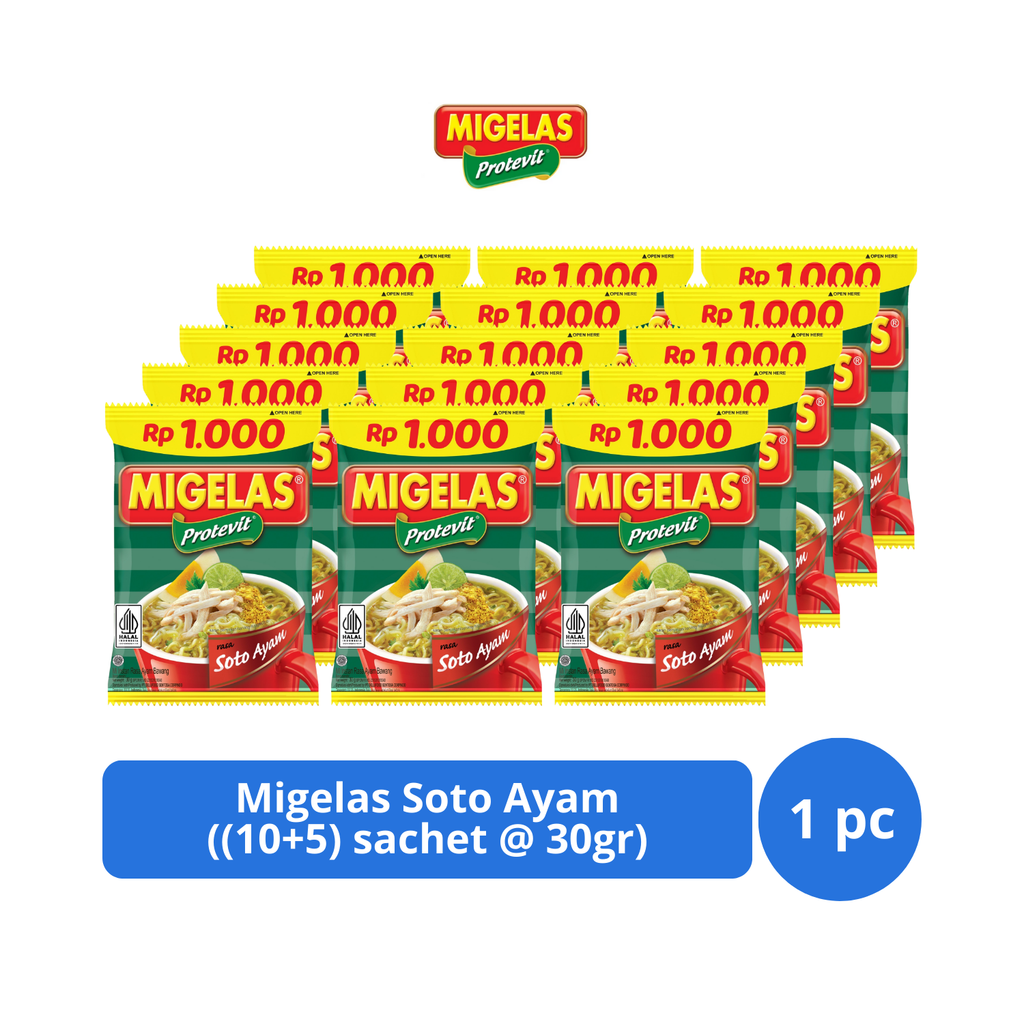 

Migelas Soto Ayam Renceng (10+5)s @ 30gr