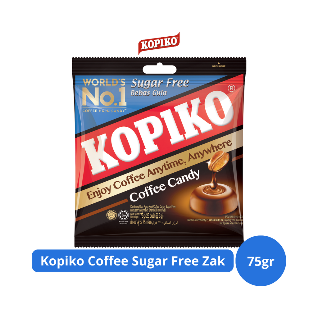 

Kopiko Coffee Sugar Free Zak 75gr