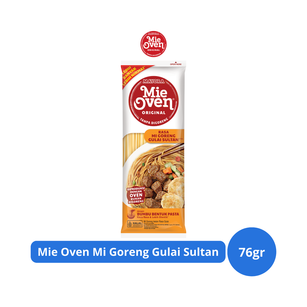 

Mie Oven Mi Goreng Gulai Sultan 76gr