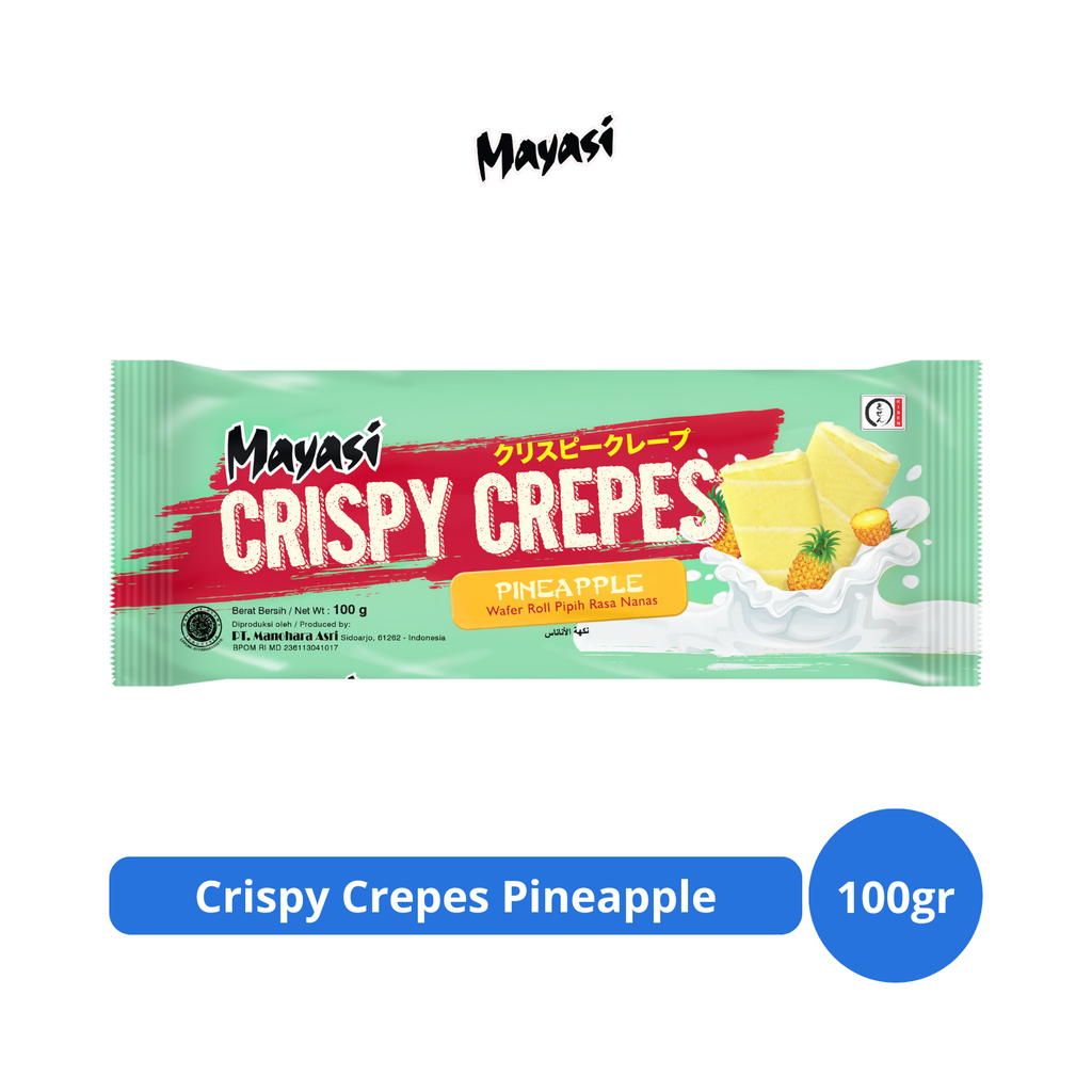 

Mayasi Crispy Crepes Pineapple 100gr