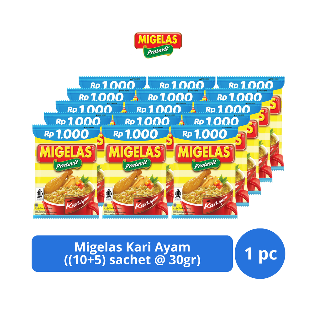 

Migelas Kari Ayam Renceng (10+5)s @ 30gr