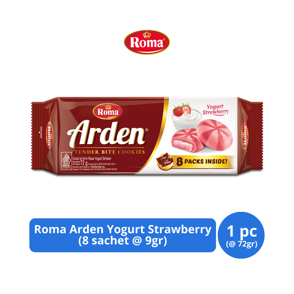 

Roma Arden Yogurt Strawberry 72gr