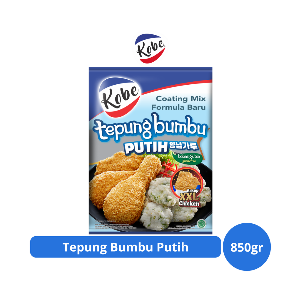 

Kobe Tepung Bumbu Putih 850gr