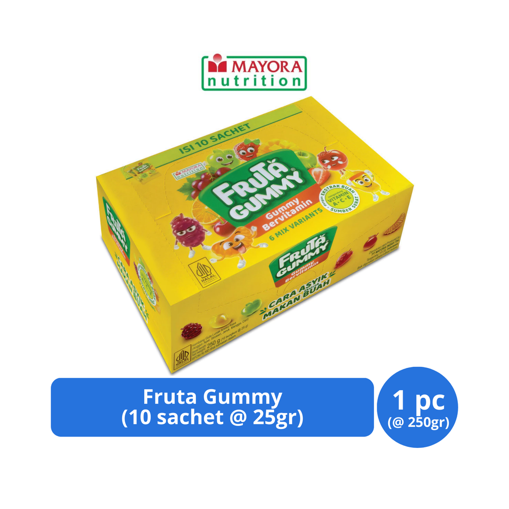 

Fruta Gummy 10s @ 25gr