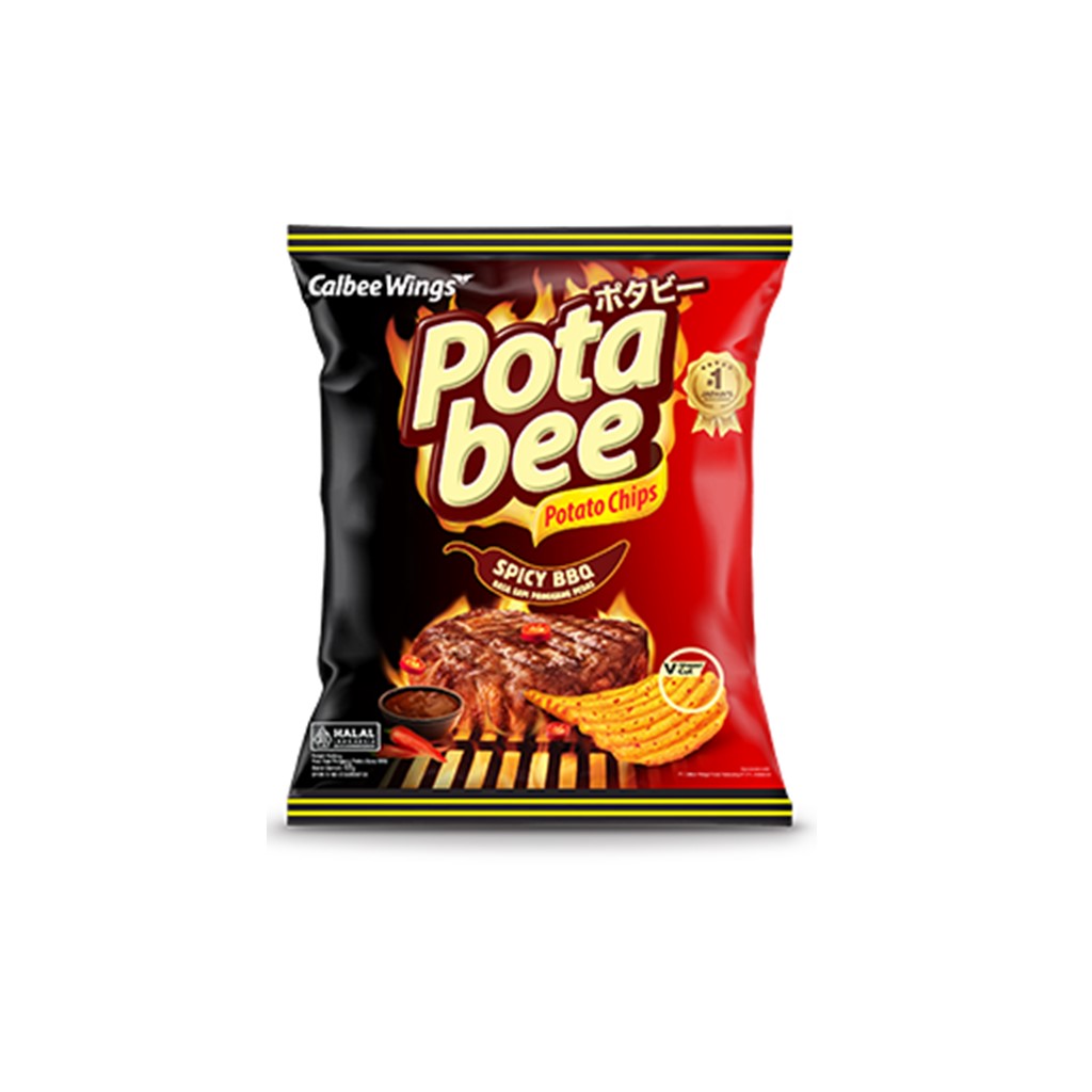Potabee Sapi Panggang Pedas (Spicy BBQ) 65 gr - Gambar 2