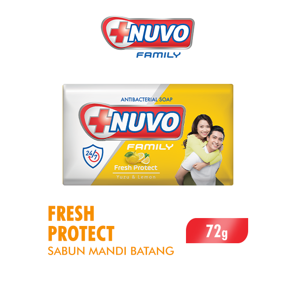 Nuvo Family Sabun Mandi Batang Fresh Protect 72 Gr