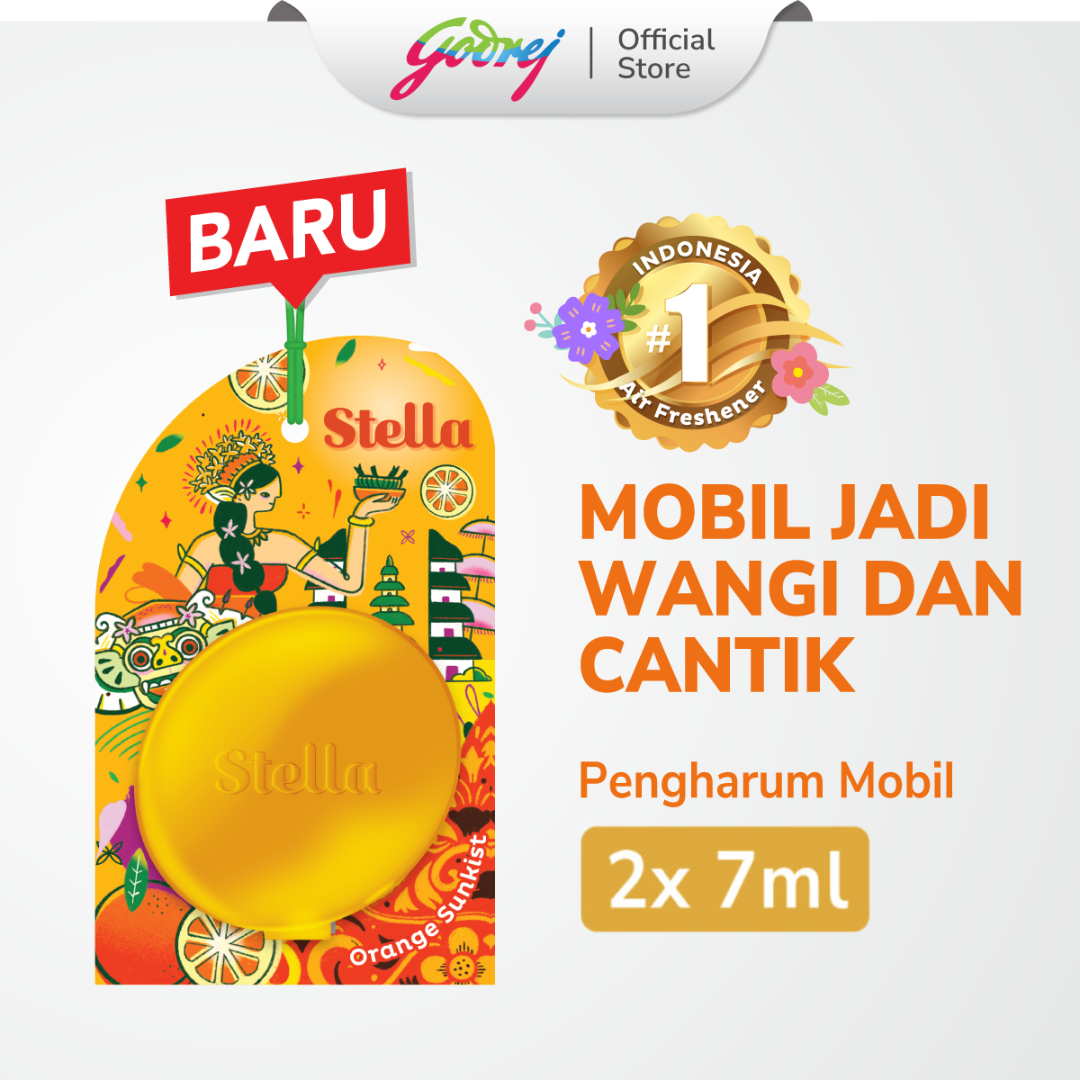 Stella Daily Freshness Car Orange Blossom Beli 1 Gratis 1 - Pengharum Mobil