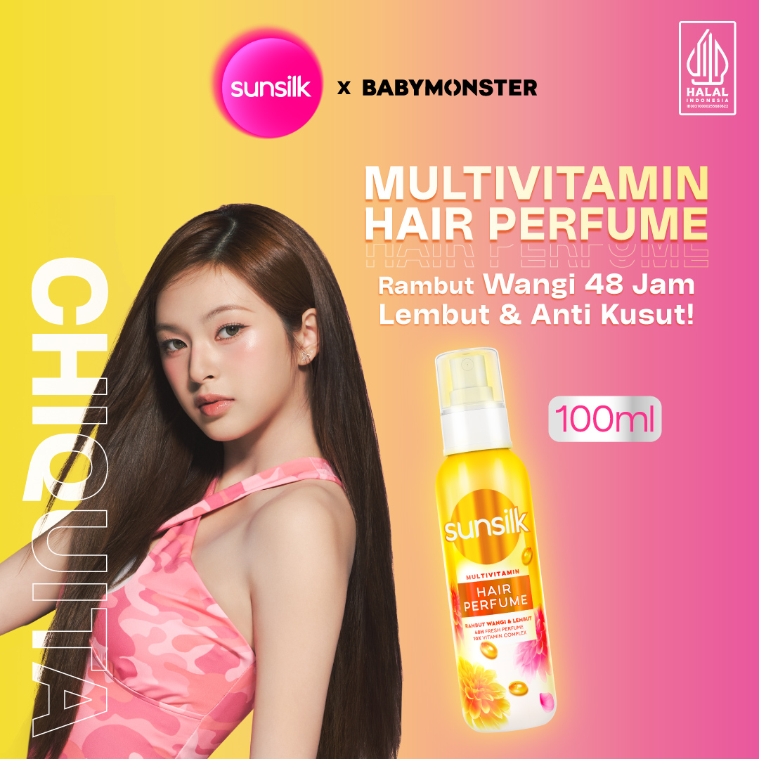 Sunsilk Multivitamin Hair Perfume 100ml Hair Spray Vitamin Rambut untuk Rambut Wangi & Lembut [TIDAK